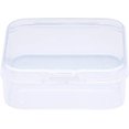 thumbnail image 3 of 6 cajas organizadoras de plástico para guardar cuentas, con tapa abatible. Estuche pequeño de plástico, mini cajas cuadradas para manualidades y arte., 3 of 4