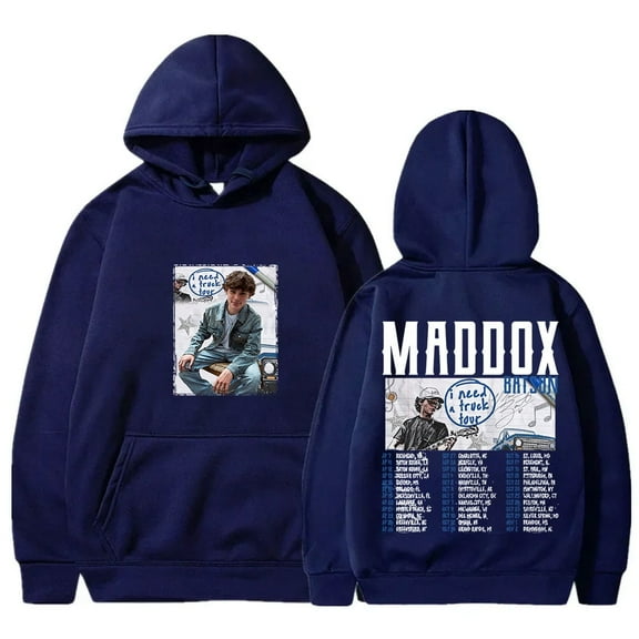 Maddox Batson Hoodies I Need A Truck Album Music Tour 2025 Fashion Pullover Streetshirt Shirt Tees Tops for Women Men