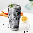 thumbnail image 3 of 30oz Cute Border Collie Pattern Tumblers Stainless Steel Tumbler with Lid and Straw,Vacuum Insulated Double Wall Travel Tumbler Cups Mug with Cleaning Brush for Coffee,Tea, 3 of 7