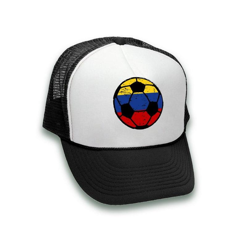 Awkward Styles Colombia Soccer Ball Hat Colombian Soccer Trucker Hat Colombia 2018 Baseball Cap Colombia Trucker Hats for Men and Women Hat Gifts from