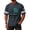 Dark Gray, variant on Men's 4th of July Football Jersey Independence Day 250 Anniversary American Flag Printed Casual T-shirts Summer Breathable Tops,Brown,XXXL