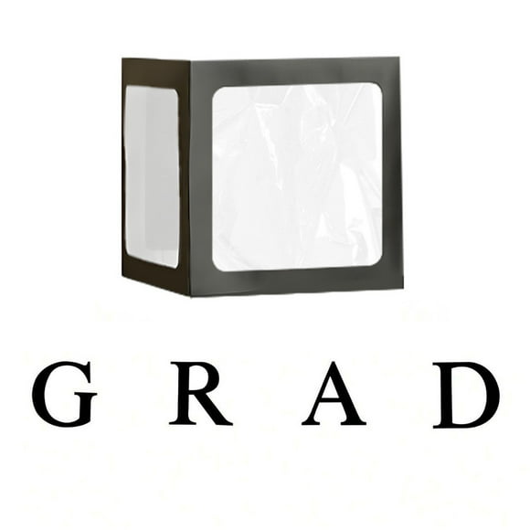 DHGDJ54G 2025 Graduation Party Decoration Set Black Balloon Boxes With Letters Shining Photo Props Decoration