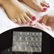 thumbnail image 3 of 50 hojas de adhesivos para uñas de los pies, impermeables, transpirables, de doble cara, adhesivos para uñas, puntas de uñas postizas, 3 of 5