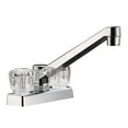 thumbnail image 1 of Dura Faucet DF-PK640A-CP RV Swivel Kitchen, Galley, or Bar Faucet with Crystal Acrylic Knobs (Chrome), 1 of 5