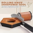 thumbnail image 2 of Diamond Rolling Knife Sharpener Set, 2-Angle & 5-Angle Portable Rolling Sharpening Tool for Kitchen Outdoor Knives, Exquisite Halloween Christmas Holiday Gift for Chefs, 2 of 13