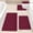 E, variant on Savings Memory Foam Bath Mat 4 Set Bathroom Rugs For 4 Pcs Toilet Mats Universal Soft Comfortable Water Absorption Non-Slip Thick Machine Washable Easier To Dry Dark