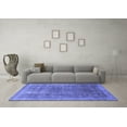 thumbnail image 3 of Ahgly Company Indoor Square Persian Blue Bohemian Area Rugs, 7' Square, 3 of 4