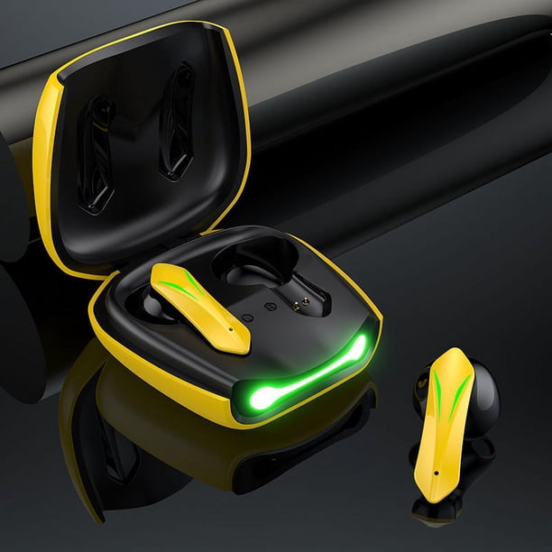 Auriculares inalámbricos KS35 binaurales TWS de doble puerta para juegos de deportes electrónicos con pantalla táctil digital y Bluetooth 5.1