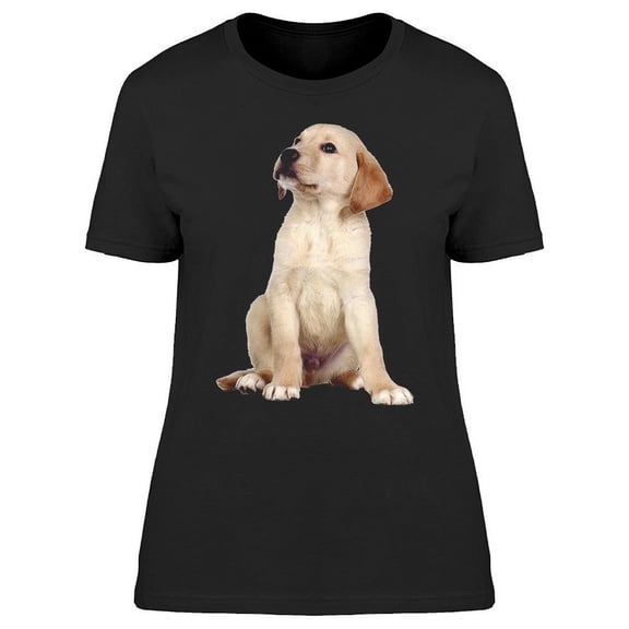 Labrador Puppy Retriever Picture T-Shirt Women -Image by Shutterstock, Female x-Large