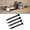 Black, variant on NFTIGB RC Rear Lower Hinge Pin Steel Aluminum Alloy Replacement Parts with M3 Nut for ARRMA 1/7 1/8 Series RC Car Upgrades Silver 4 Pieces Set Perfect Fit