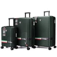 thumbnail image 2 of Tucci Italy Spettro Ensemble de Valises Rigides à Roulettes Pivotantes 3 Pcs, Extensible, Léger, Serrure Approuvée TSA, 20/28/30 Pouces, Vert, 2 of 7