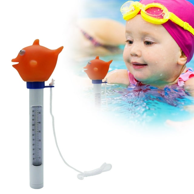 Floating Pool With Interesting Water Temperature Strip Display Funny Large Size Easy To Read Water Temperature And String Swimming Pool Spa Center Hot Tub Pond (10ml) Vacuums for Hard Floors And