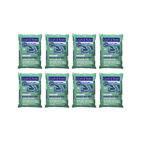 Coast of Maine Castine Blend Raised Bed Gardening Soil Mix, 1 Cu Ft (8 Pack)
