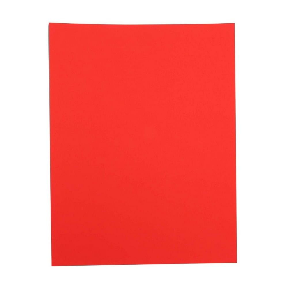 96 Sheets Each Neon Red Cardstock Craft Paper for Card Making, 8.5 x 11