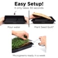 thumbnail image 4 of HAMAMA Home Microgreens Growing Kit, Grow Fresh Micro Greens Indoors Every Week, 30-Second Setup, Just Add Water. Includes Microgreens Tray, Microgreens Seeds. Cooking Gift. 100% Guaranteed to Grow., 4 of 7