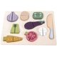 thumbnail image 2 of Juegos de juguetes de comida de madera Montessori, juego de corte de frutas y verduras, juego de cocina, comida, juguetes educativos para juego de imitación para niños y niñas, regalos esquí esquí Gafas de esquí, 2 of 4
