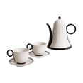 thumbnail image 4 of Juego de tetera de cerámica con tazas, juego de té de , tetera tradicional, tetera con asa para casa de té, camping al aire libre con 2 tazas, 4 of 8