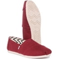 thumbnail image 5 of Toms Alpargata Women's Heritage Canvas Slip On Trainers In Cherry Size 6.5, 5 of 6