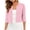 Pink, variant on Casual Tops for Women Fashion Polka Dot Printed 3/4 Sleeve Crew Neck Soft Cropped Shirt Womens Clothing Black XL