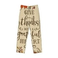 thumbnail image 4 of Kll Mens Pajama Pants For Men,Mens Lounge Pants,Funny Gifts For Men,Men'S Pajama Bottoms-Thanksgiving With A Grateful Heart, 4 of 9