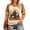 BC49_Brown, variant on IYYVV Womens Fall Halloween Crew Neck Shirt Holiday Funny Pumpkin Ghost Graphic Tee Casual Short Sleeve Autumn Tops Brown 2XL