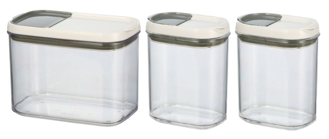 Better Homes & Gardens Pack of 3 Shake & Store Canister Set with Labels - image 3 of 5