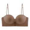 Strapless Bras for Women Front Closure Wireless Breathable Padded Juniors Bandeau Bra