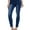 Medium Denim, variant on Women's High Waisted Skinny Ripped Jeans Stretch Distressed jeans for women, Light Denim, Large