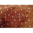 thumbnail image 4 of oneOone Cotton Silk Rust Brown Fabric Snowflake,Star & Tree Craft Projects Decor Fabric Printed By The Yard 42 Inch Wide, 4 of 4