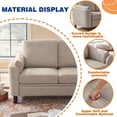 thumbnail image 4 of Pingliang Home 4 Piece Sofa Set,Sectional Sofa Couch with Storage Ottoman and Storage Pockets, L Shaped 3 Seater+Ottoman+Loveseat+Accent Chair,Living Room Furniture Set for Apartment Apt Living Room, 4 of 9