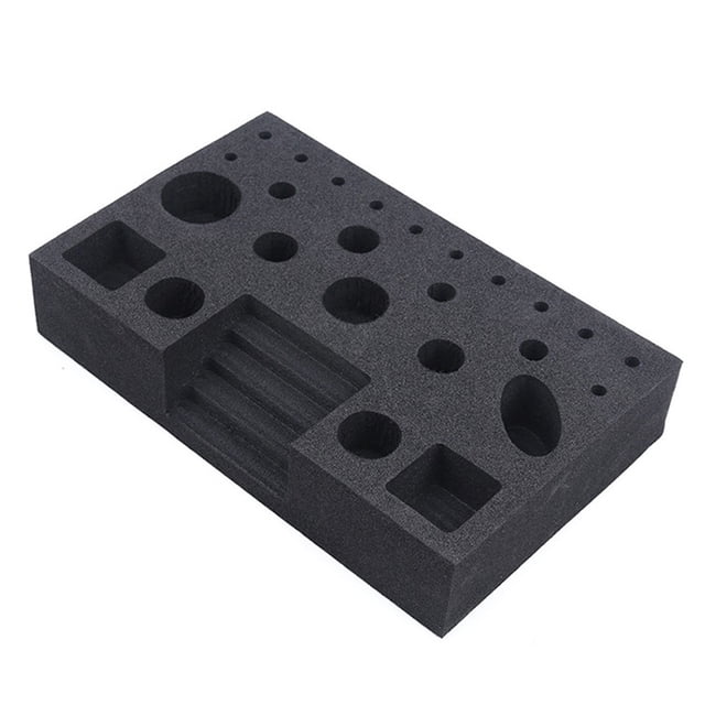 GLFILL Part Tool Holder Tool Station Tying Useful Vise Black EVA Fly Fly Fishing Foam Functional Organizer Super Soft