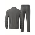 thumbnail image 3 of Aofany Men's Outfit Activewear Tracksuit Mens Jogging Suits Sets 2 pcs Jacket and Pants Big and Tall Athletic Sweatsuit, 3 of 4