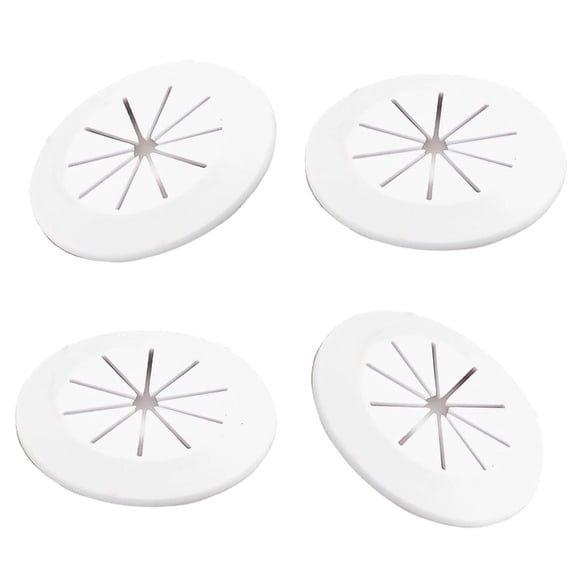 4PCs Adhesive Backed Desk Hole Covers for Neat Cable Management In Home Office
