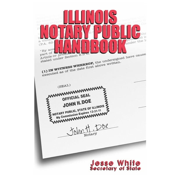 Illinois Notary Public Handbook (Paperback)