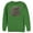 Kelly Green, variant on Men's Star Wars: The Mandalorian The Child Portrait Sweatshirt Athletic Heather Small