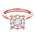 thumbnail image 2 of Aonejewelry 0.30 Ct. Whimsical Look Diamond Engagement Ring 10K Rose Gold, 2 of 4