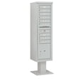 thumbnail image 4 of Salsbury Industries 9 Door Front Load 4C Horizontal Cluster Box Unit with 1 Parcel Locker, 4 of 6