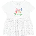 thumbnail image 3 of Inktastic I Love My Grandpa Girls Baby Dress, 3 of 5