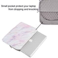 thumbnail image 4 of MOSISO Laptop Sleeve Briefcase for 13 inch New MacBook Pro A2251 A2289 A2159 A1989 A1706 A1708 New Air 13 A2179 A1932 Polyester Notebook Sleeve Case Bag, Pink Marble, 4 of 6