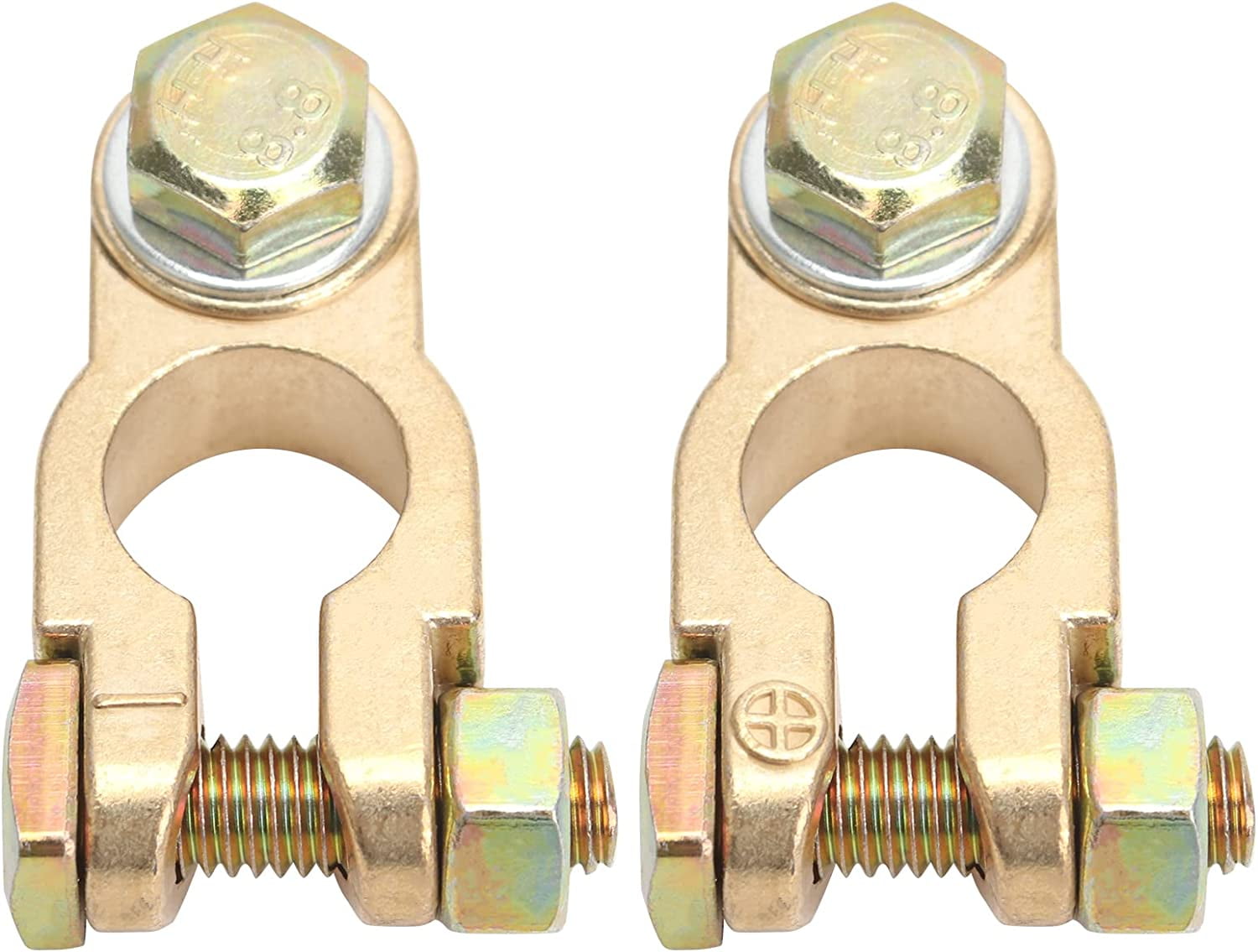 2 PCS Battery Terminal Connectors, M8 Car Battery Terminals Quick