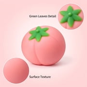 Squeezy Peach - 7.5 cm Ultra-Soft Slow Rising Jumbo Squishy Peach, Stress Relief Toy for Adults, Focus & Relaxation