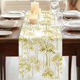thumbnail image 3 of Table Runners 70 Inches Long Dress Scarves, Watercolor Forest Green Farmhouse Coffee/Dining/Kitchen Table Decor, Holiday Table Runner, Abstract Art Modern Trees 13x70 Inch, 3 of 9