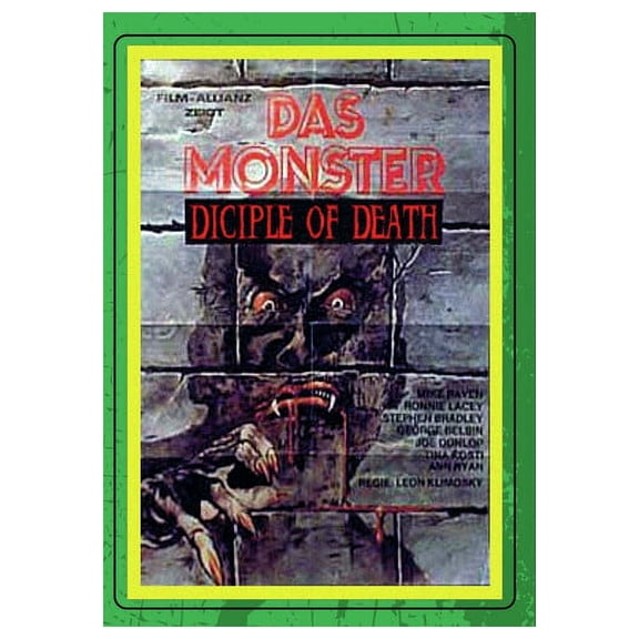 Disciple of Death (DVD), Sinister Cinema, Horror
