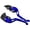 Blue, variant on Motorcycle Handlebar Brake Clutches Lever Aluminum Construction Weather Design for CLICK150