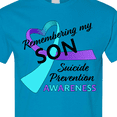 thumbnail image 4 of Inktastic Remembering My Son Suicide Prevention Awareness T-Shirt, 4 of 5