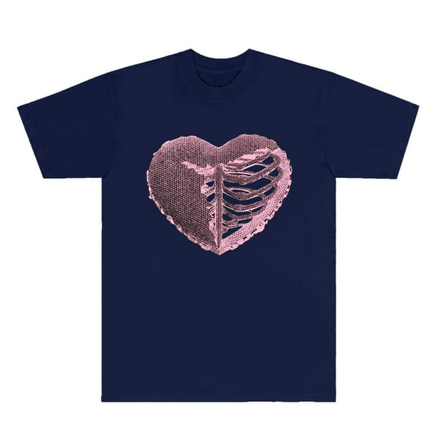 Omar Courtz Heart Camisetas Primera Musa Tops Cosplay Camiseta de manga corta de moda unisex