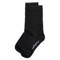 thumbnail image 4 of MeMoi Boys' Diamond Rayon from Bamboo Crew Socks - Boys - Male, 12-14, Black, 4 of 4