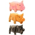 thumbnail image 3 of Animal Pig Shape Latex Chew Squeakers Puppy Dogs Grind Teeth Sound Playing Chew Toys, 3 of 9