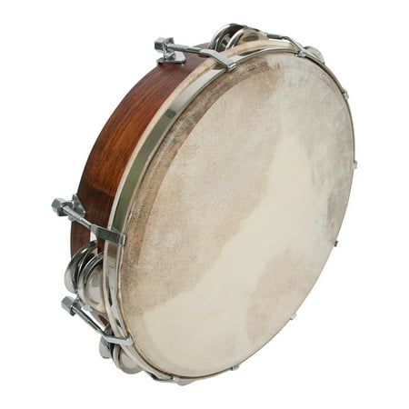 Mid-East Tunable Sheesham Tambourine 10"
