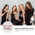 thumbnail image 5 of Houderco 1Jgo Etiquette Belt Tela Con De Cristal Para Fiesta Y Cumpleaños, 5 of 5